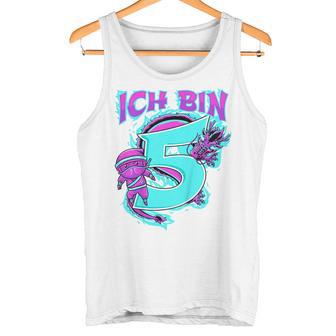 Children's Fifth Birthday Boy 5 Years Old Five Year Ninja Tank Top - Geschenkecke