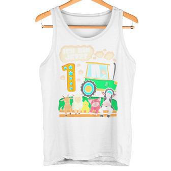 Children's First Birthday 1 Year Boy Tractor One Year Tank Top - Geschenkecke