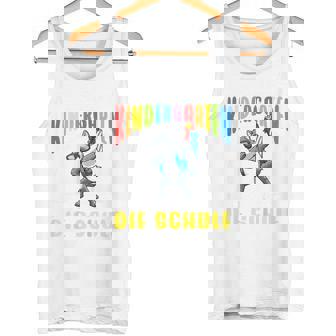 Children's First Day At School With Wolf Motif Tank Top - Geschenkecke