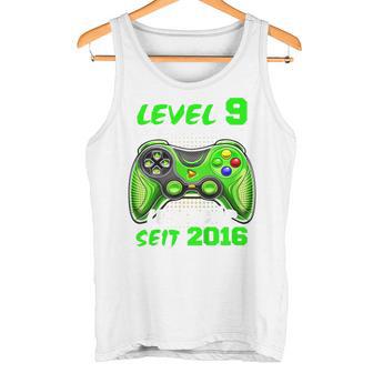 Children's Level 9 Birthday Boy Gamer 2016 9Th Birthday Tank Top - Geschenkecke