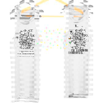 Christmas Lights I'm Fine Everything Is Fine Ugly Christmas Tank Top - Monsterry