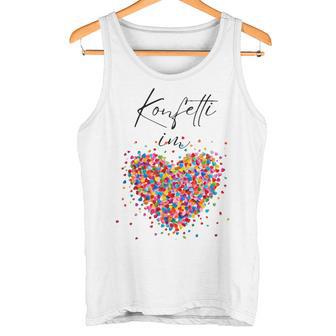 Confetti In The Heart Fancy Dress Carnival Costume Replacement Tank Top - Geschenkecke