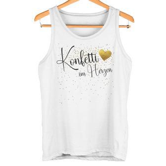 Confetti In Heart Fancy Dress Confetti Carnival Outfit Tank Top - Geschenkecke