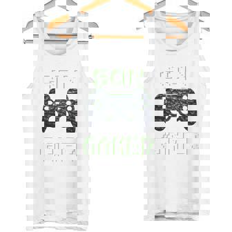 Cooler Lustiger Gamerintageideospiele Son Jungen Nager Tank Top - Seseable