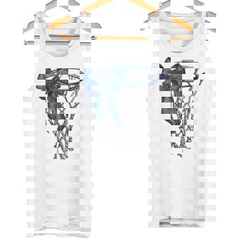 Coquette Basketball Hoop Basketball Game Day Basketball Mom Tank Top - Monsterry