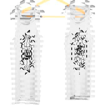 Crown The Empire Sacred Geometry Gothic Symbols Tank Top - Monsterry