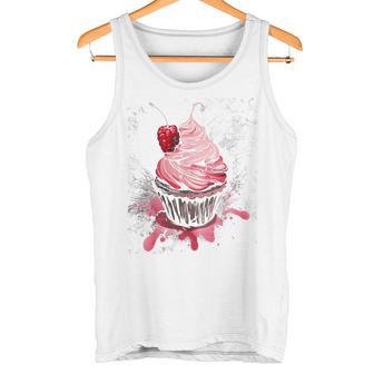 Cupcake-Weinlese Tank Top - Geschenkecke