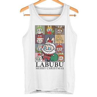 Cute Labubu Merry Christmas Era Labubu Birthday Tank Top - Monsterry