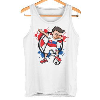 Dabbing Niño Boy Eslovaquia Fútbol Jugador Dab Sport Deporte Camiseta sin mangas - Regaloses
