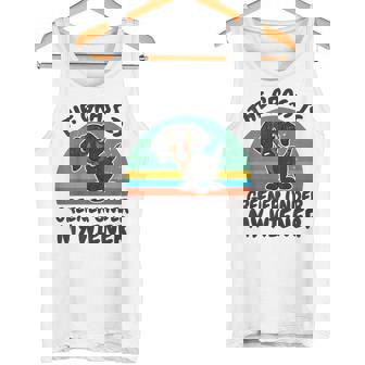 Dachshund-Shirt The Grass Greener Under My Wiener-Dog Tank Top - Monsterry
