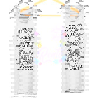 Damen Lustig Heiter Ich Geh In Rente Spaß Blumen Pflanzen Humor Tank Top - Geschenkecke