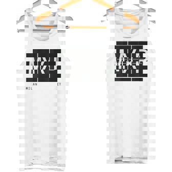 Damen Mxp Milan It Italien Retro Flughafen Code Weltreisender Mit-Ausschnitt Tank Top - Seseable