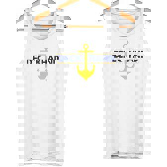 Deck Hand AKA Lead Deckhand Yacht Crew Tank Top - Monsterry