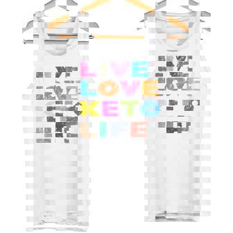 Delicious Ketogenic Live Love Keto Life 359 Tank Top - Monsterry