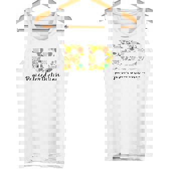 Dietitian RD Healthy Food Nutritionist Registered Dietitian Tank Top - Monsterry