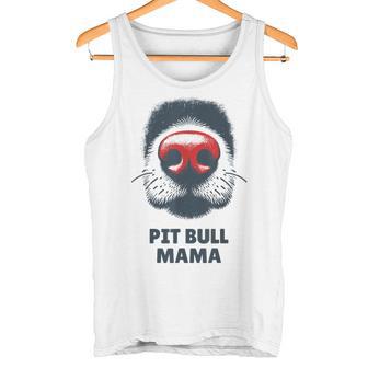 Dog Nose Mama Pit Bull Tank Top - Monsterry
