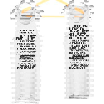 If You Don't Like Me Don't Talk To Me Problem Solved Tank Top - Monsterry