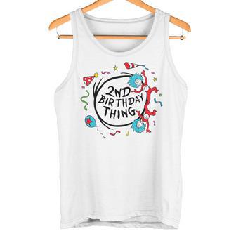 Dr Seuss 2Nd Birthday Thing Gray Tank Top - Geschenkecke