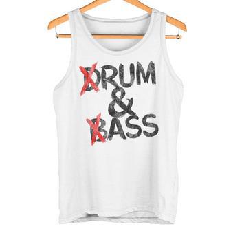 Drum And Bass Rum & Assintage Gray Tank Top - Geschenkecke