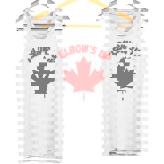 Elbow's Up Never 51 Bandera De Canadá Se Mantiene Fuerte Manga Larga Camiseta sin mangas - Regaloses