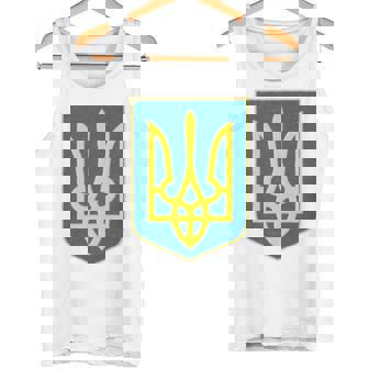 Escudo De Armas De Ucrania Ucrania Tryzub Ucrania Trident Manga Larga Camiseta sin mangas - Regaloses