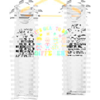 Está Bien Ser Diferentes Superhéroes De Conciencia Sobre El Autismo Niños Camiseta sin mangas - Regaloses