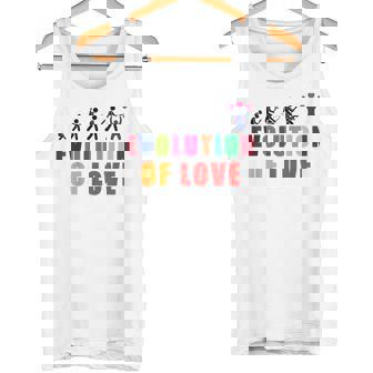 Evolution Of Love Idée De Cadeau Amusante Amour Évolution Débardeur e - Cadeauxyz