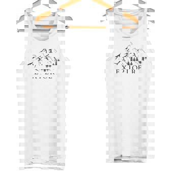 Explore Outdoor Nature Hiking Camping Graphic Shirt Tank Top - Monsterry
