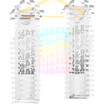 Fabulous LIBRARY Teacher Libraries Vibes Reading Teach Tank Top Tank Top - Monsterry