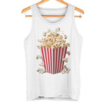 Fancy Dress & Carnival Retro Popcorn Costume Blue Tank Top - Geschenkecke