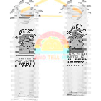 Feed Me Tacos Tell Im Pretty Kids Boy Mexican Tuesday Tank Top - Monsterry