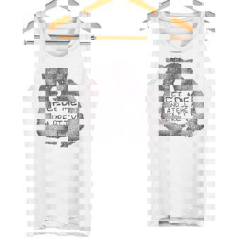 Feed Me And Tell Me I'm Pretty Brown Bear Tank Top - Monsterry