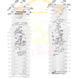 Feminist Cat Equal Rights Or I Bites Cat Kitty Lover Tank Top - Monsterry