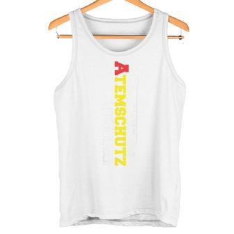 Fire Brigade Respirator Equipment Bearer Back Print Tank Top - Geschenkecke