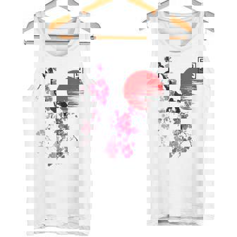 Fleurs De Cerisierintage Sakura Japonais Débardeur e - Cadeauxyz