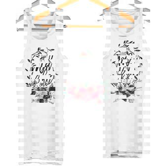 Flower Maid Of Honor Shower Wedding Bachelorette Party Cute Tank Top - Monsterry