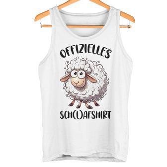 Offizielles Schlaf Schaf Pyjamas Nightdress Gray Tank Top - Geschenkecke