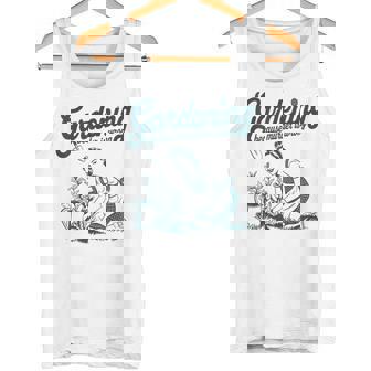 Gardening Because Murder Wrong Is Garden Gardener Gray Tank Top - Geschenkecke