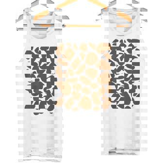 Giraffe Print DIY Pattern Trick Or Treat Jungle Animals Tank Top - Monsterry