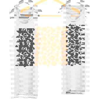 Giraffe Print Lazy Halloween Costume Idea Tank Top - Monsterry