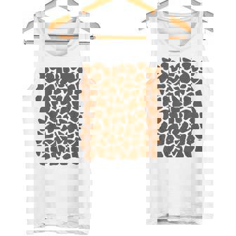 Giraffe Pattern Lazy Halloween Costume Tank Top - Monsterry