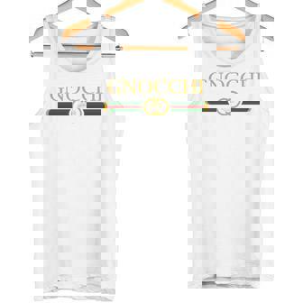 Gnocchi Logo Style Italian Foodie Tank Top - Seseable