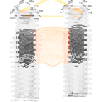 Graphique De Style Orange Du Parc National De Laallée De Yosemite Débardeur e - Cadeauxyz