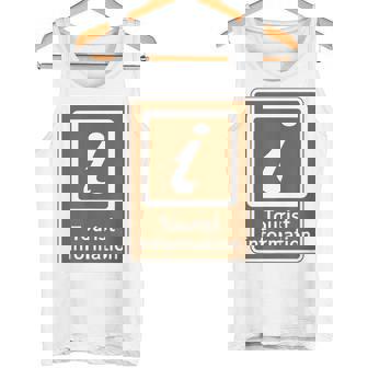 Graphique D'informations Touristiques Débardeur e - Cadeauxyz