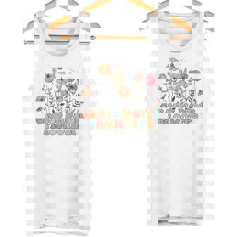 Gross Motor Promoter Retro Pediatric Physical Therapy Flower Tank Top - Monsterry