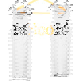 Halloween Motif Boo Tank Top - Monsterry