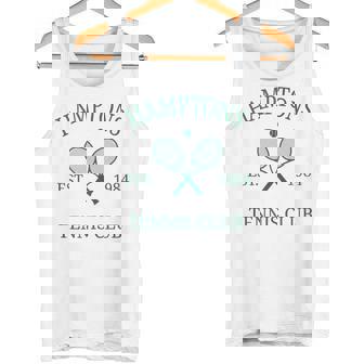 Hamptons Athletics Tennis Club Racquet Prep Vintage NY Tank Top Tank Top - Monsterry