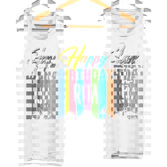 Happy Birthday Rita Personalized Name Custom B-Day Tank Top - Monsterry