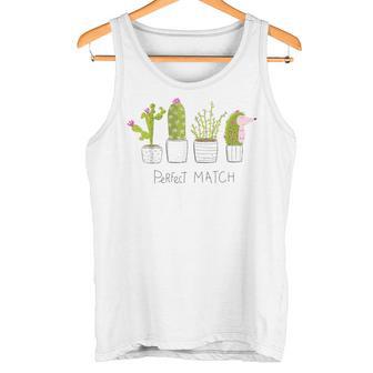 Hedgehog Hedgehog Perfect Match Cacti Tank Top - Geschenkecke