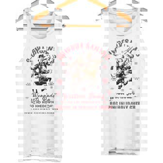 Ho Ho Hoedown Roping In Holiday Cheer Fun Christmas Tank Top - Monsterry
